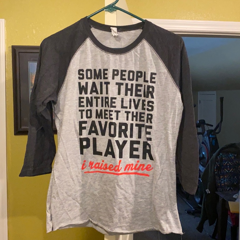 Baseball style t shirt